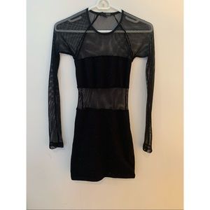 Fishnet dress